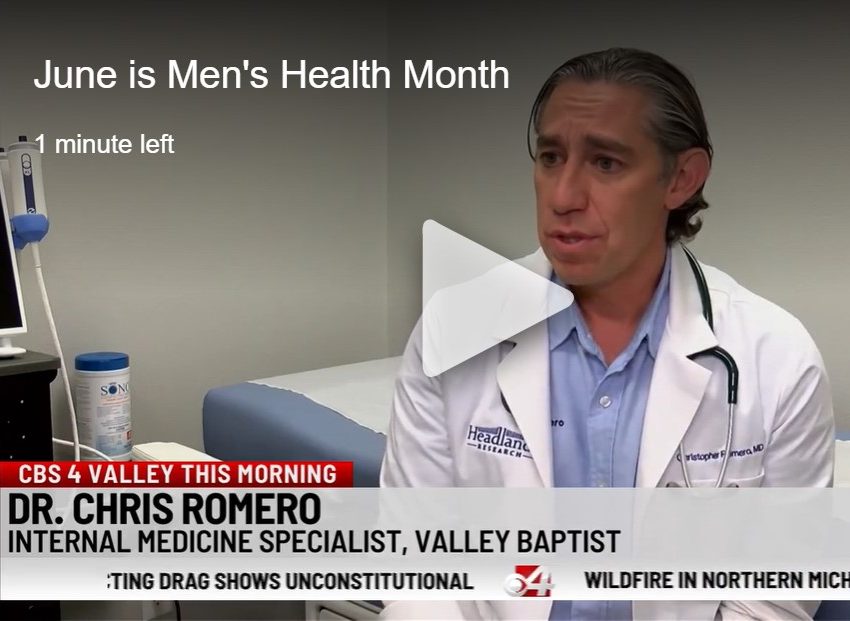 Dr. Romero: Top 10’ Men’s Health issue/recommendations